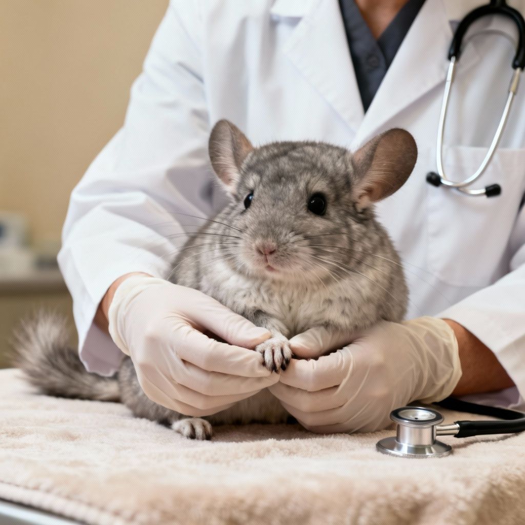 ویزیت دامپزشک چینچیلا