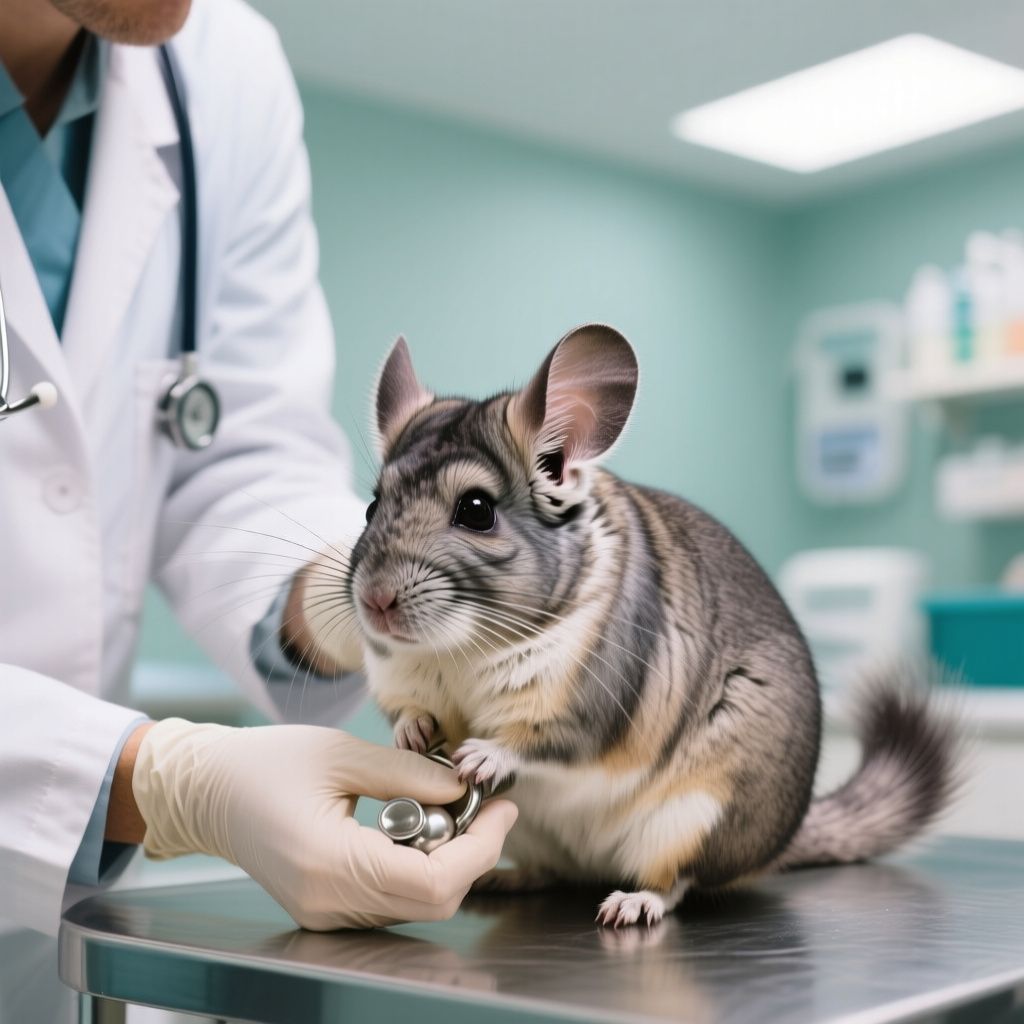 ویزیت دامپزشک چینچیلا